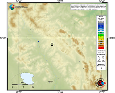 Mappa EMS - località
