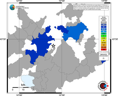 Mappa EMS - territori comuni