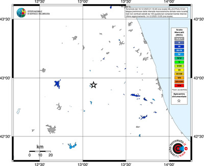 Mappa MCS - territori località
