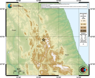 Mappa comuni con almeno 3 questionari