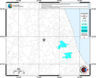 Mappa territorio comunale con almeno 3 questionari