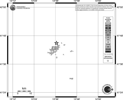 Mappa EMS - territori località