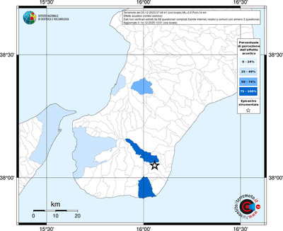 Mappa territorio comunale con almeno 3 questionari