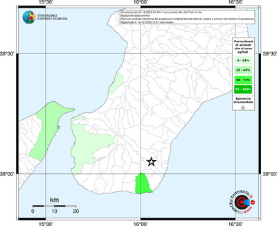 Mappa territorio comunale con almeno 3 questionari