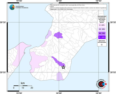 Mappa territorio comunale con almeno 3 questionari