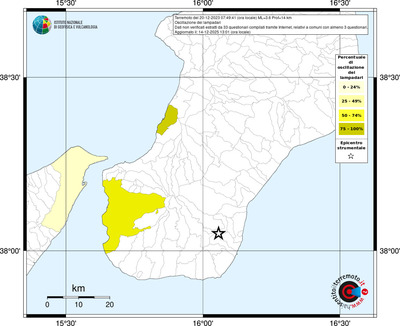 Mappa territorio comunale con almeno 3 questionari