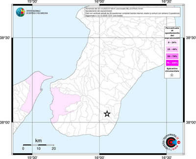 Mappa territorio comunale con almeno 3 questionari