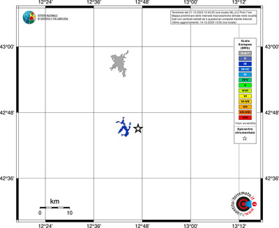 Mappa EMS - territori località