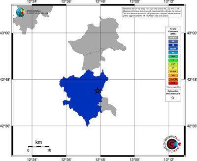Mappa EMS - territori comuni