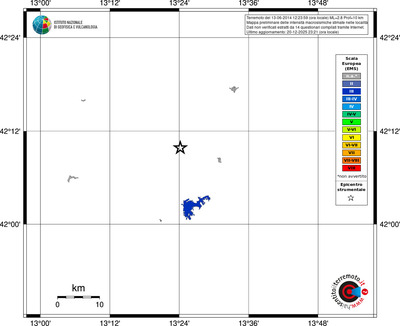 Mappa EMS - territori località
