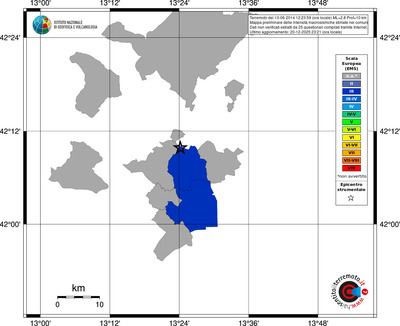 Mappa EMS - territori comuni