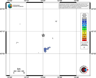 Mappa MCS - territori località