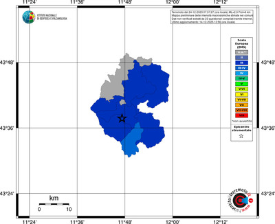 Mappa EMS - territori comuni
