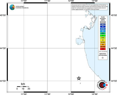 Mappa EMS - territori località
