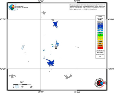 Mappa EMS - territori località