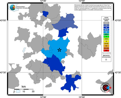 Mappa EMS - territori comuni
