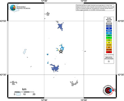 Mappa MCS - territori località