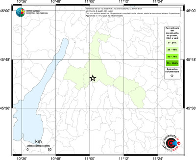Mappa territorio comunale con almeno 3 questionari