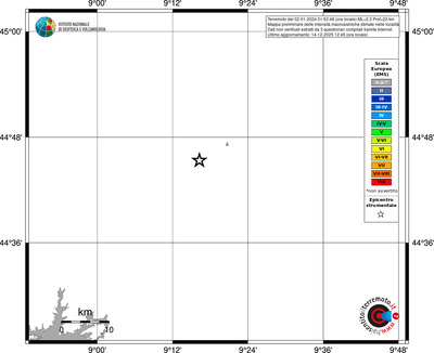Mappa EMS - territori località