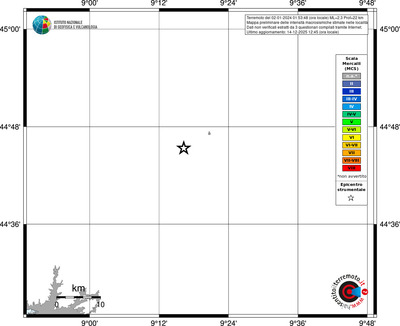 Mappa MCS - territori località