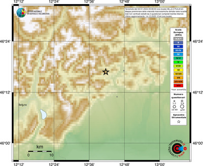 Mappa EMS - località