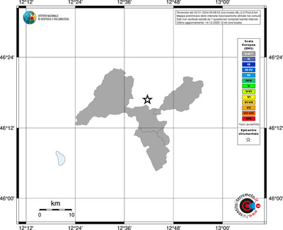 Mappa EMS - territori comuni