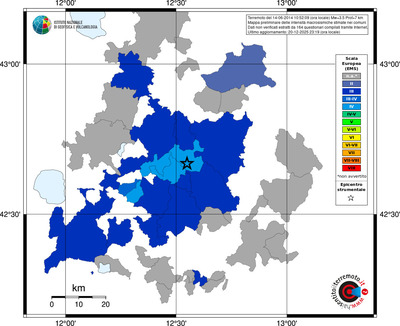 Mappa EMS - territori comuni