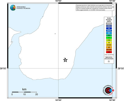 Mappa EMS - territori località