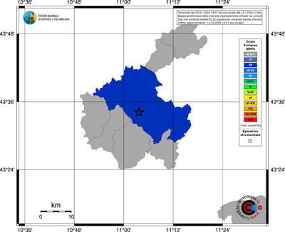 Mappa EMS - territori comuni