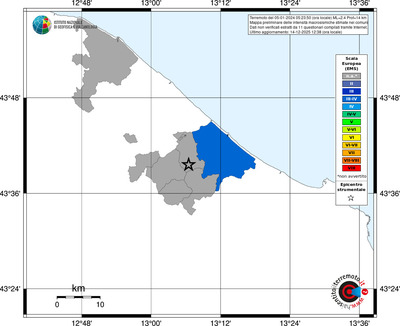 Mappa EMS - territori comuni