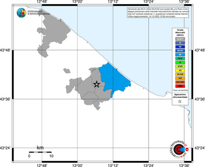 Mappa MCS - territori comuni