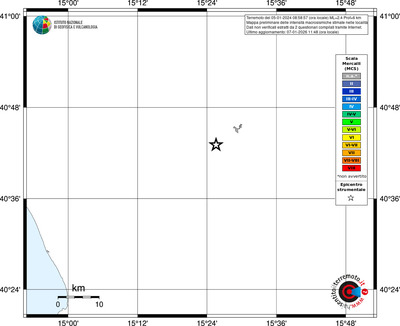 Mappa MCS - territori località