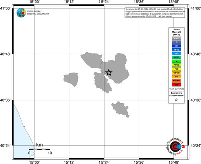 Mappa MCS - territori comuni