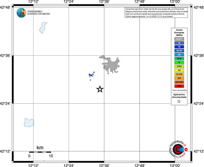 Mappa EMS - territori località