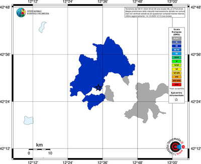 Mappa EMS - territori comuni