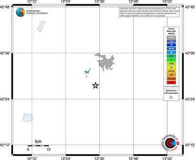 Mappa MCS - territori località
