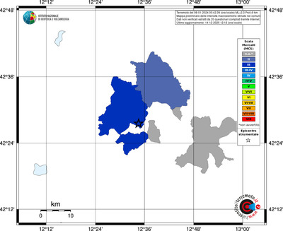 Mappa MCS - territori comuni