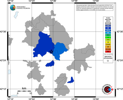 Mappa MCS - territori comuni