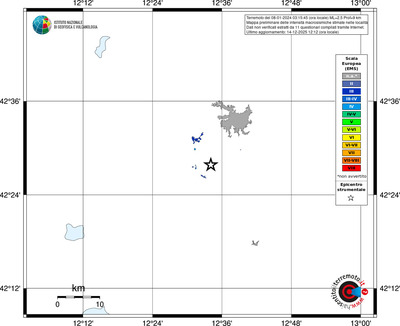 Mappa EMS - territori località
