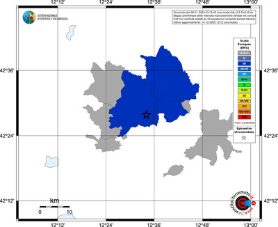 Mappa EMS - territori comuni