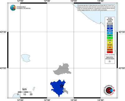 Mappa EMS - territori comuni