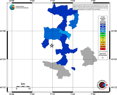 Mappa EMS - territori comuni