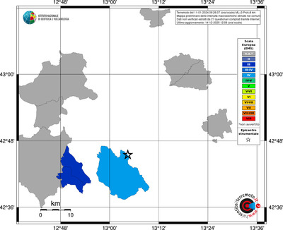 Mappa EMS - territori comuni