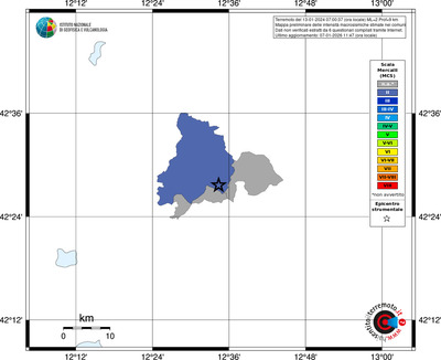 Mappa MCS - territori comuni