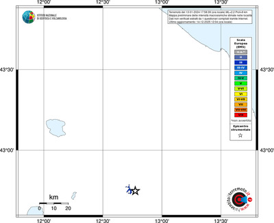 Mappa EMS - territori località