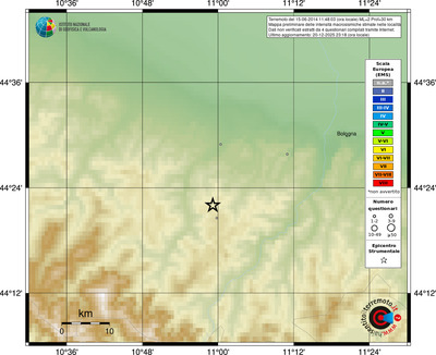 Mappa EMS - località