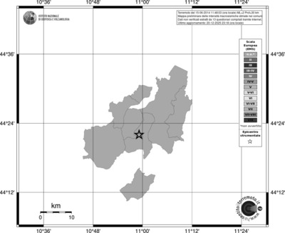 Mappa EMS - territori comuni