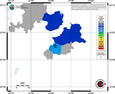 Mappa EMS - territori comuni
