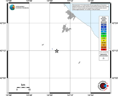 Mappa EMS - territori località