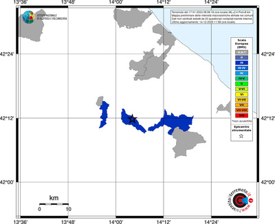 Mappa EMS - territori comuni